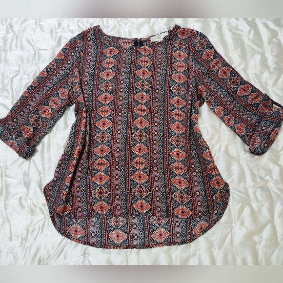 Hippie Rose Sheer Blouse. - Picture 1 of 11